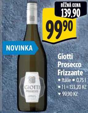 Giotti Prosecco Frizzante, 0,75 l