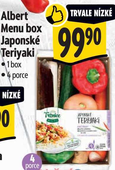 Albert Menu box Japonské Teriyaki