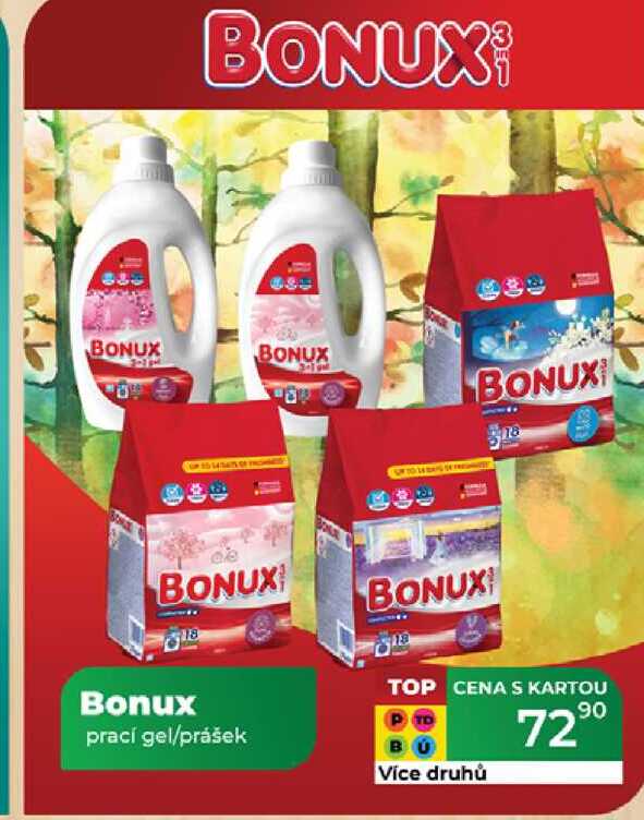 Bonux prací gel/prášek 