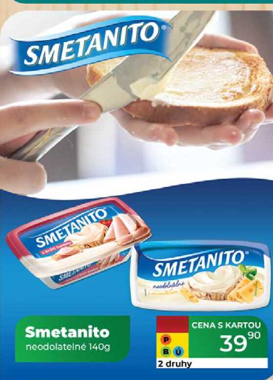 Smetanito neodolatelné 140g 