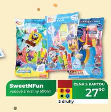 SweetNFun vodové zmrzliny 500ml
