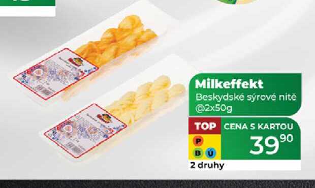 Milkeffekt Beskydské sýrové nitě @2x50g  
