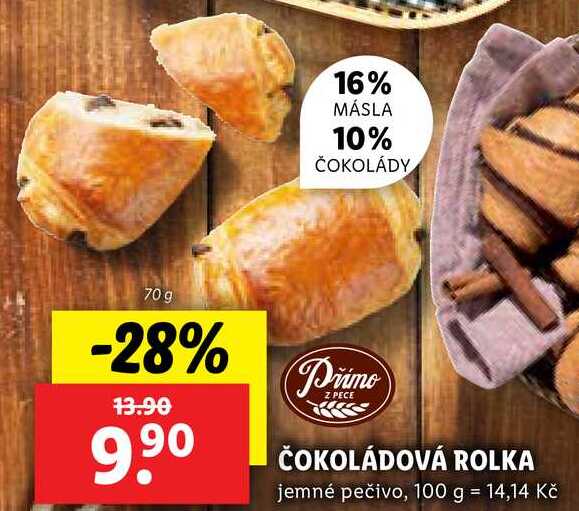 ČOKOLÁDOVÁ ROLKA, 70 g