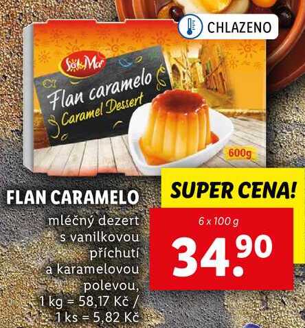 FLAN CARAMELO, 6x 100 g