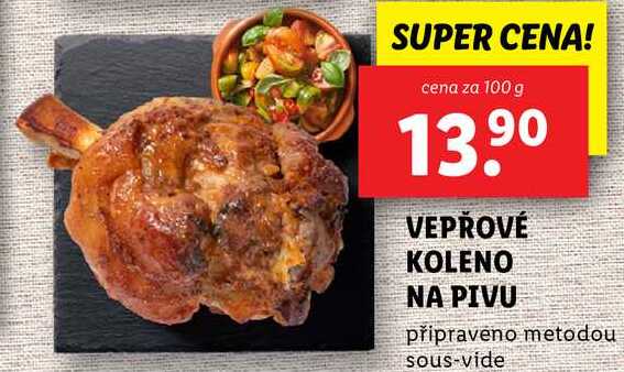 VEPŘOVÉ KOLENO NA PIVU, cena za 100 g