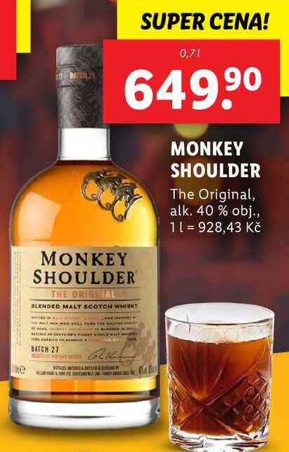 MONKEY SHOULDER, 0,7 l