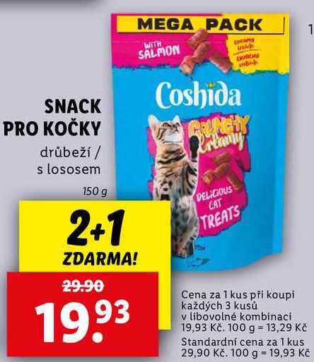 SNACK PRO KOČKY, 150 g