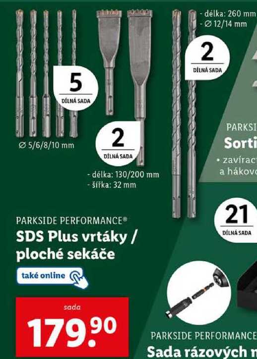 SDS Plus vrtáky / ploché sekáče 
