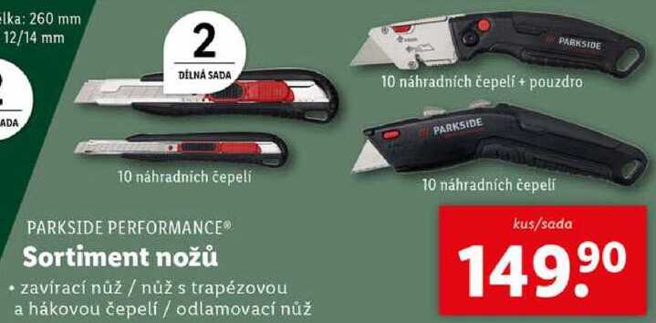 Sortiment nožů