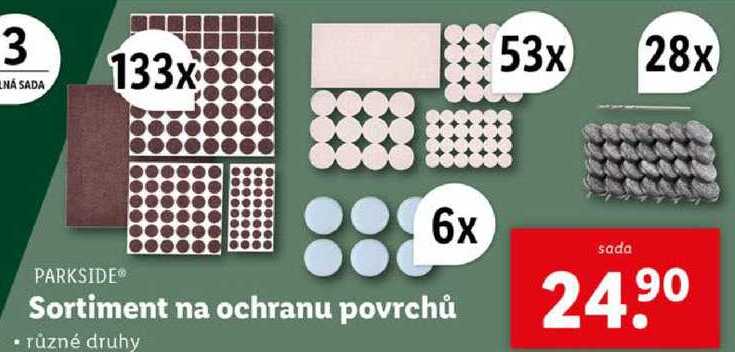 Sortiment na ochranu povrchů