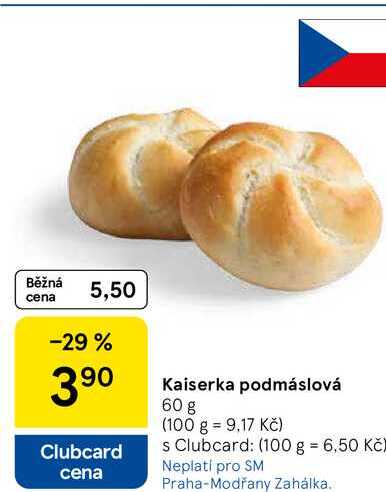 Kaiserka podmáslová, 60 g