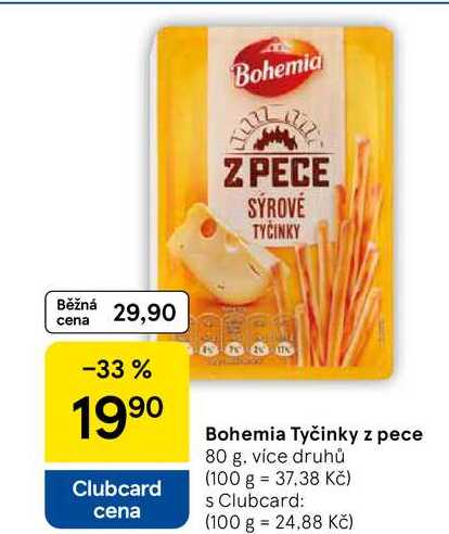 Bohemia Tyčinky z pece, 80 g