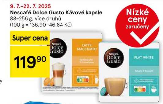 Nescafé Dolce Gusto Kávové kapsle, 88-256 g 