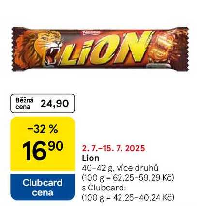 Nestlé Lion, 40-42 g 