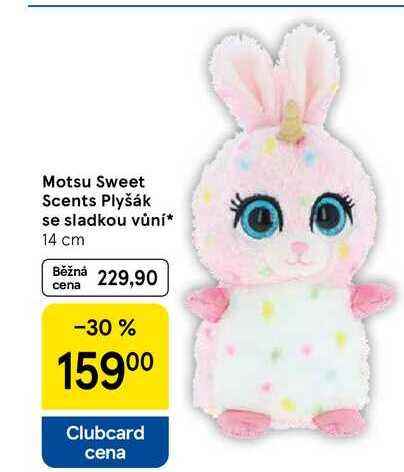 Motsu Sweet Scents Plyšák se sladkou vůní, 14 cm 