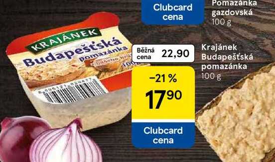 Krajánek Budapešťská pomazánka, 100 g  