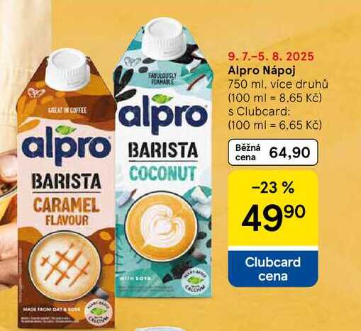 Alpro Nápoj, 750 ml, více druhů 