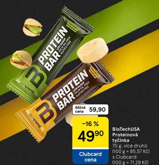 BioTechUSA Proteinová tyčinka, 70 g 