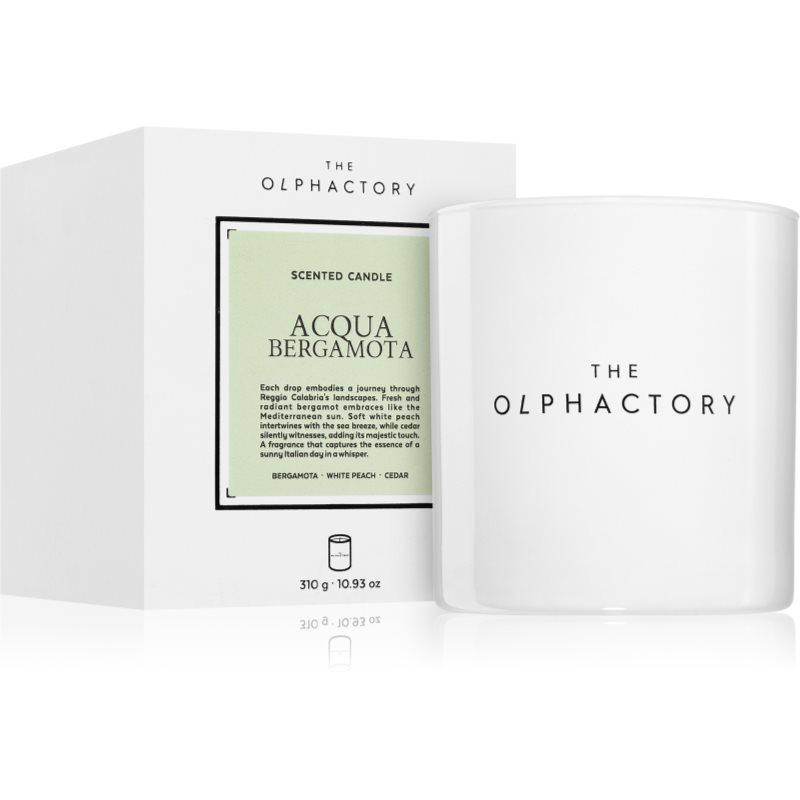 The Olphactory White Insignia Acqua Bergamota vonná svíčka 310 g