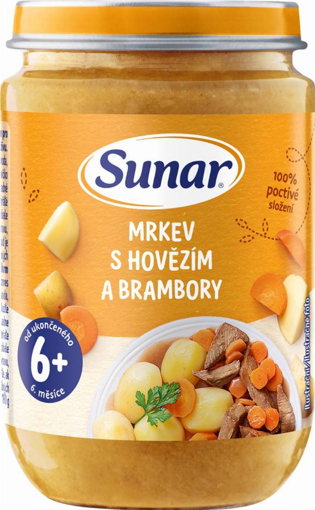 Sunar Mrkev s hovězím a bram.