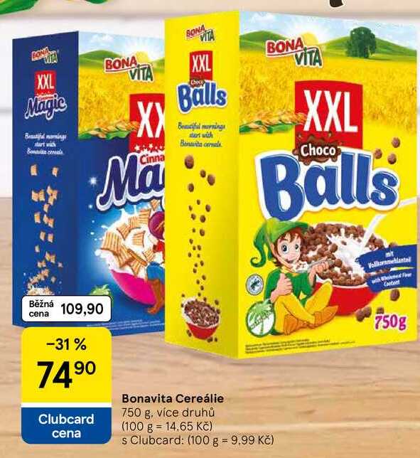 Bonavita Cereálie, 750 g, více druhů