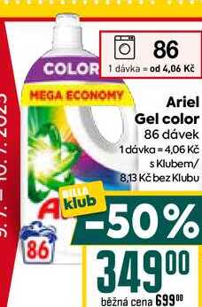 Ariel Gel color 86 dávek 