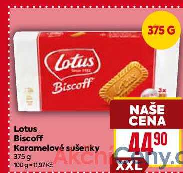 Lotus Biscoff Karamelové sušenky 375 g 