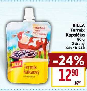 BILLA Termix Kapsička 80 g 2 druhy 