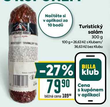 Turistický salám 300 g 