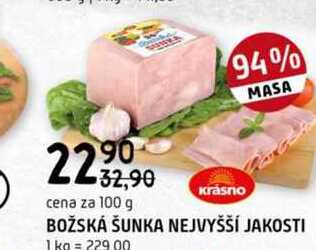 Božská šunka nejvyšší jakosti 100g