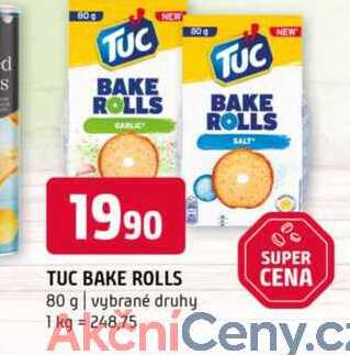 Tuc bake rolls 80 g vybrané druhy