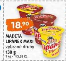 Madeta Lipánek 130 g