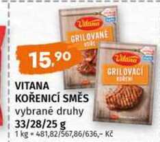 Vitana koření vybrané druhy