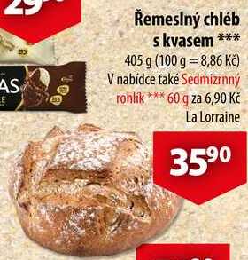 AS Řemeslný chléb s kvasem, 405 g 