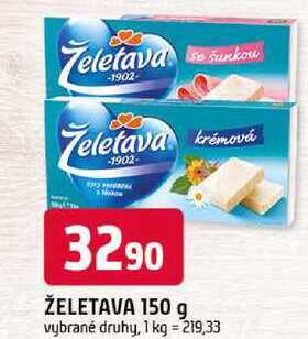 ŽELETAVA 150 g vybrané druhy