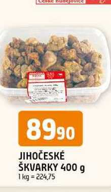 JIHOČESKÉ ŠKVARKY 400 g