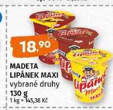 MADETA LIPÁNEK MAXI 130 g 