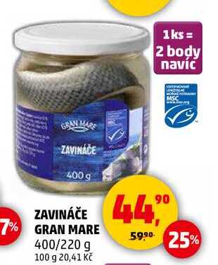 ZAVINÁČE GRAN MARE, 400/220 g  