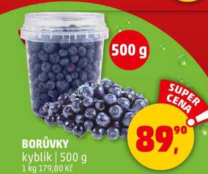 BORŮVKY kyblík, 500 g 