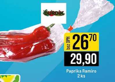 Paprika Ramiro 2 ks 