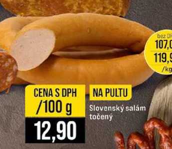 Slovenský salám točený 100g