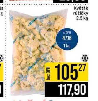 Květák růžičky 2,5 kg 