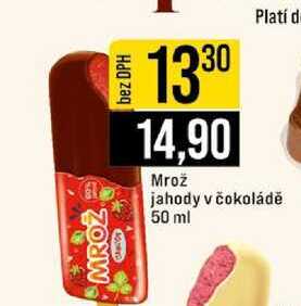 Mrož Platí d jahody v čokoládě 50 ml 