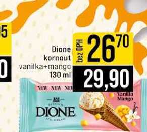 Dione kornout vanilka+mango 130 ml 