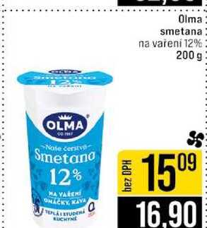 Olma smetana na vaření 12% 200 g