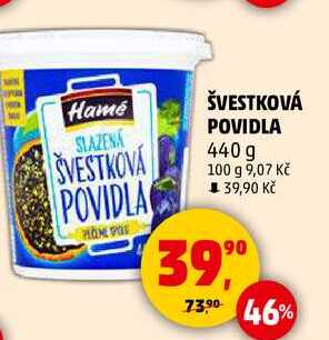 ŠVESTKOVA POVIDLA, 440 g  