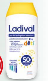 LADIVAL PRO DĚTI S ALERGICKOU POKOŽKOU OF 50+, GEL NA OCHRANU PROTI SLUNCI