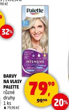 BARVY NA VLASY PALETTE různé druhy, 1 ks 