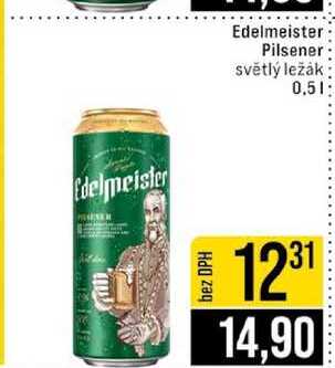 Edelmeister Pilsener světlý ležák 0.5l