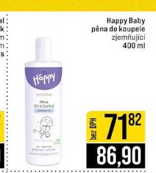 Happy Baby pěna do koupele zjemňujici 400 ml 